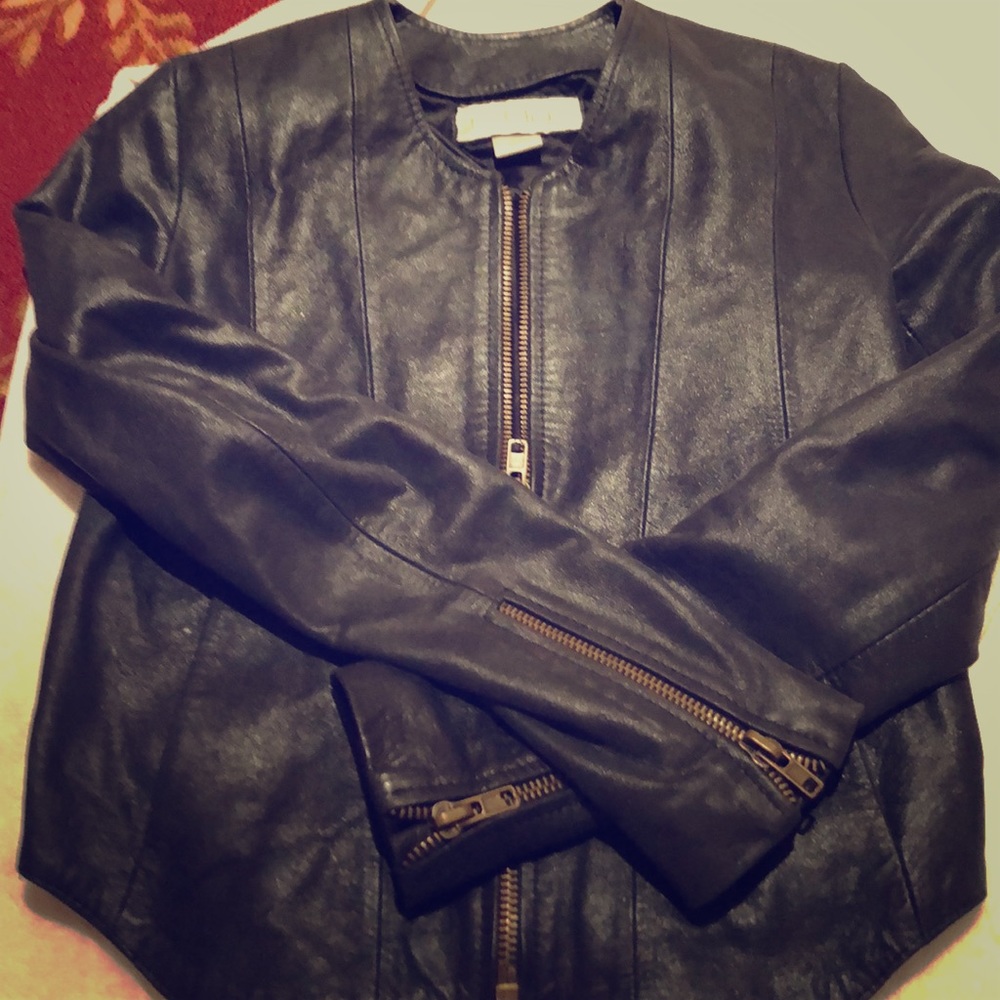 Leather jacket